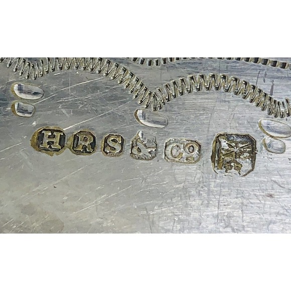 H.F & Co. Silver Plate Master Fish Fork and Knife Set Celluloid Handles 1910 - Picture 8 of 8